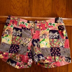 Lilly Pulitzer patchwork shorts